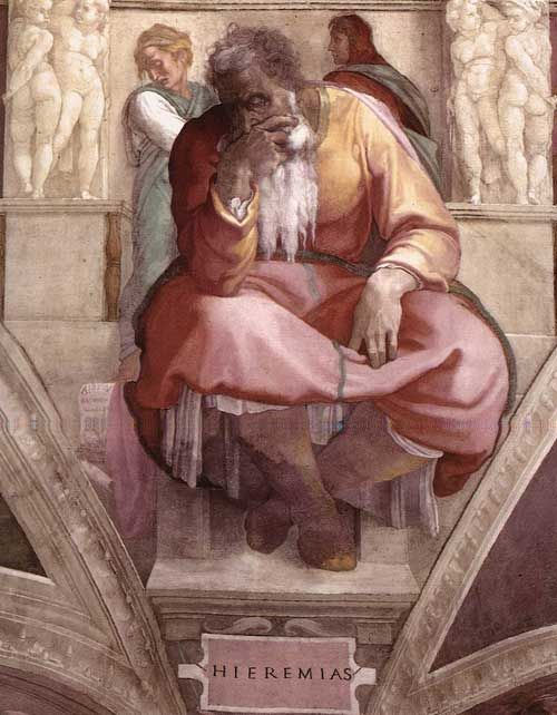 JEREMIAH. Sistine Chapel, Rome.